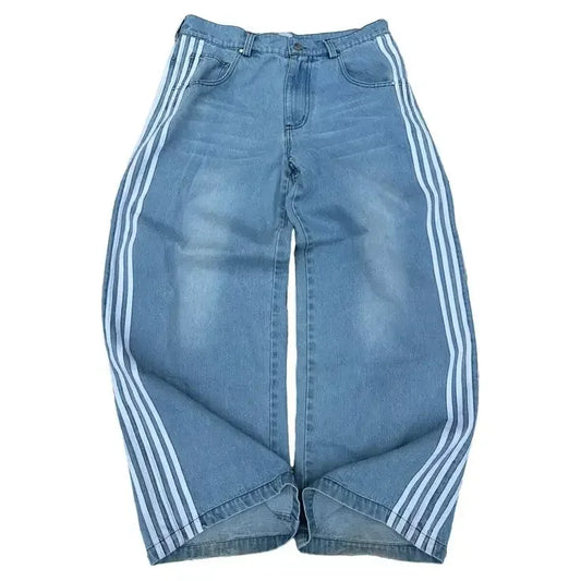 RETRO CLOUD BLUE Baggy Jeans