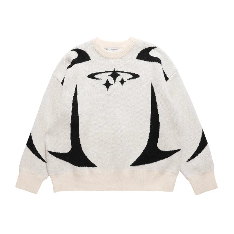 KNITWEAR STAR Graphic Pullover